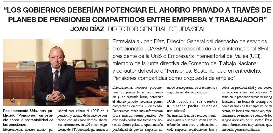 Entrevista a Joan Díaz en Expansión