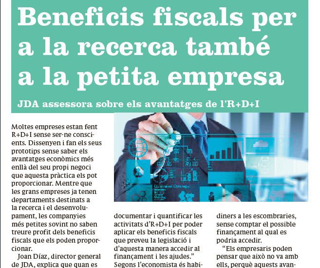 Beneficios fiscales para la investigación en la pequeña empresa